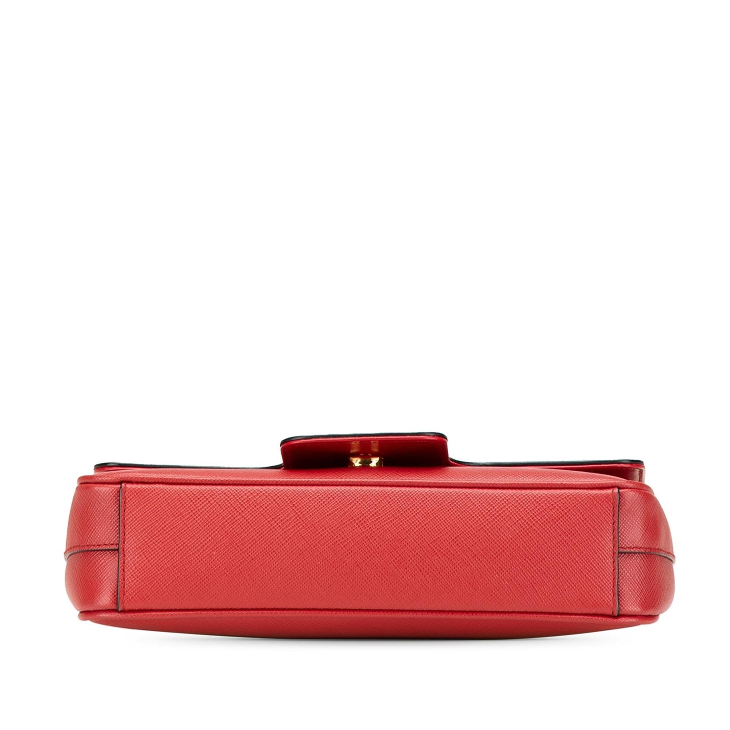 Prada Saffiano Pattina Chain Crossbody