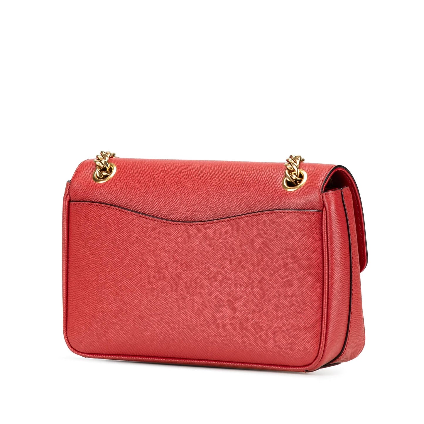 Prada Saffiano Pattina Chain Crossbody