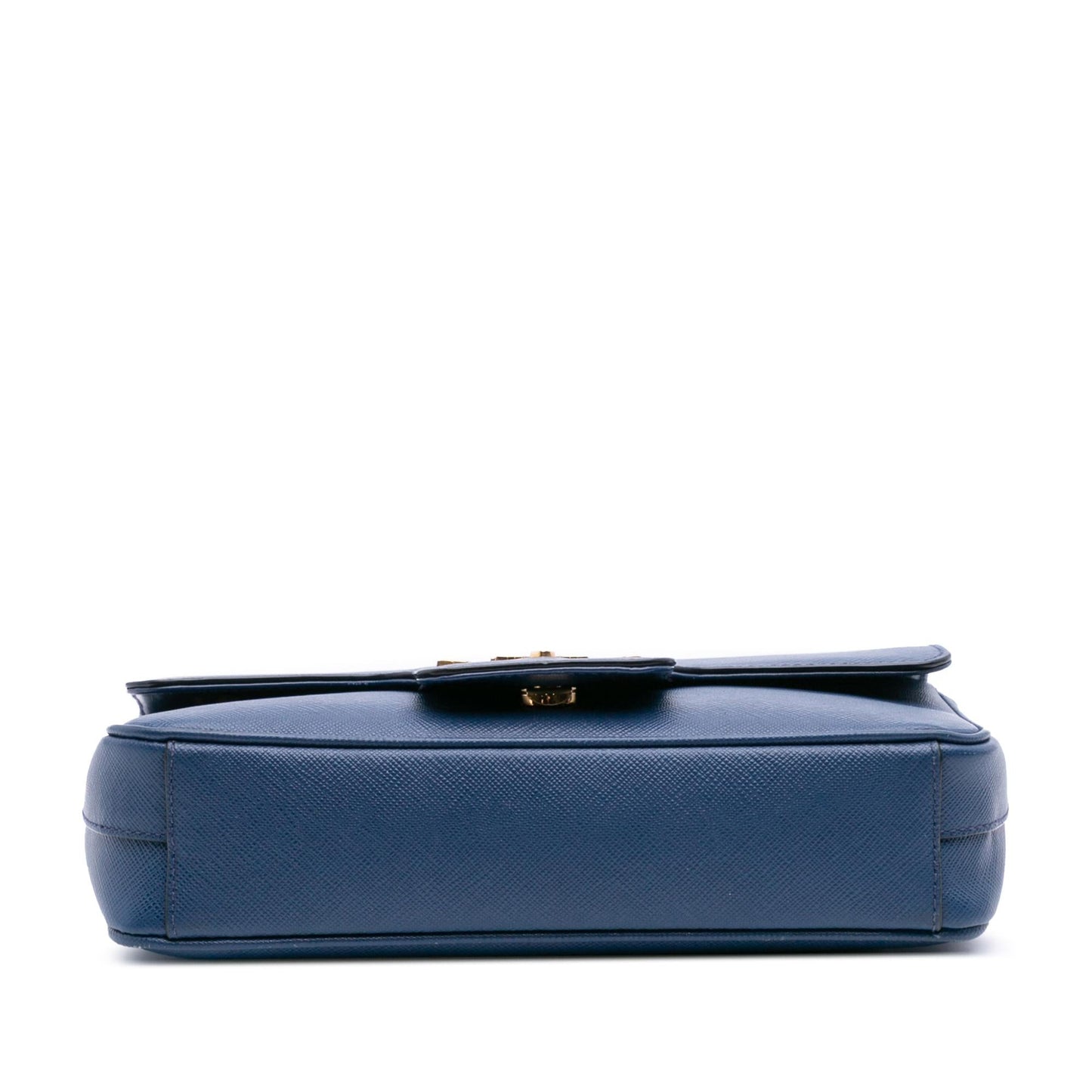 Prada Saffiano Pattina Chain Crossbody