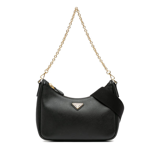Prada Saffiano Re-Edition 2005 Satchel (SHG-nnrBr9)