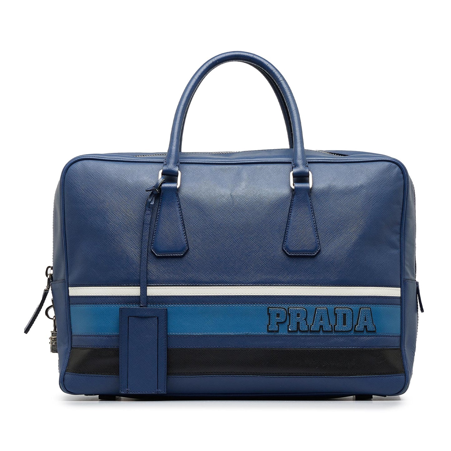 Prada Saffiano Righe Briefcase (SHG-K7F6NT)
