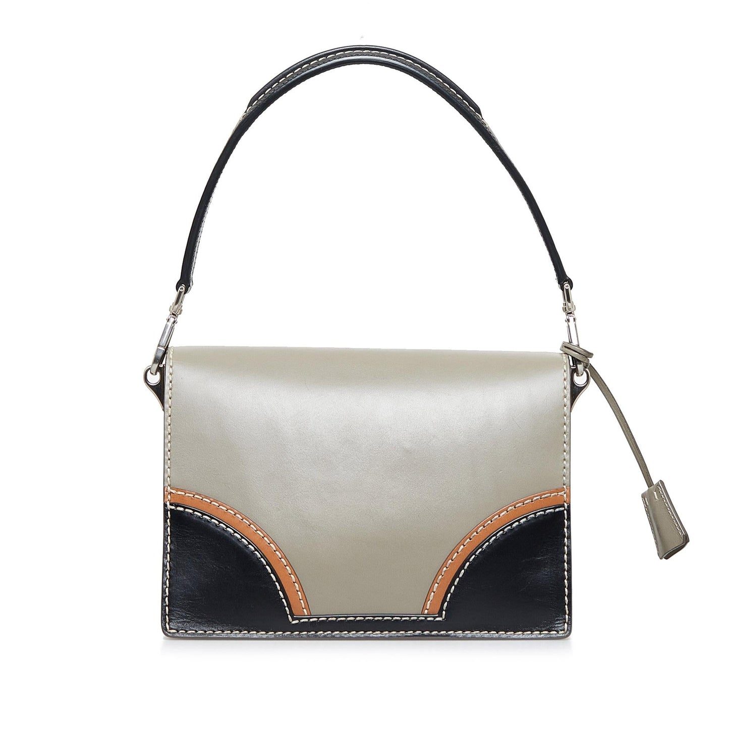 Prada Saffiano Sound Lock Satchel (SHG-IM7YdR)