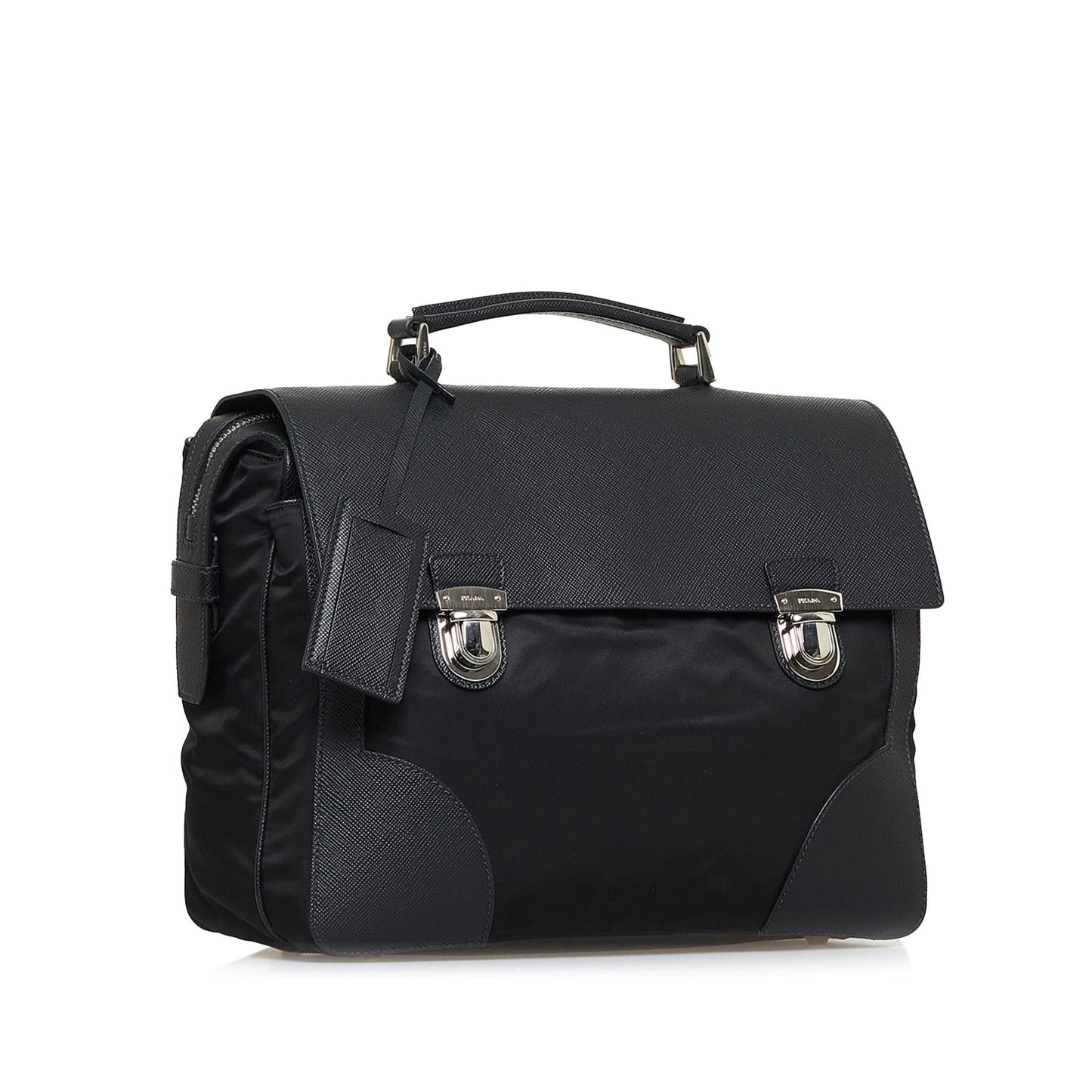 Prada Saffiano Tessuto Business Bag (SHG-v7a0YS)