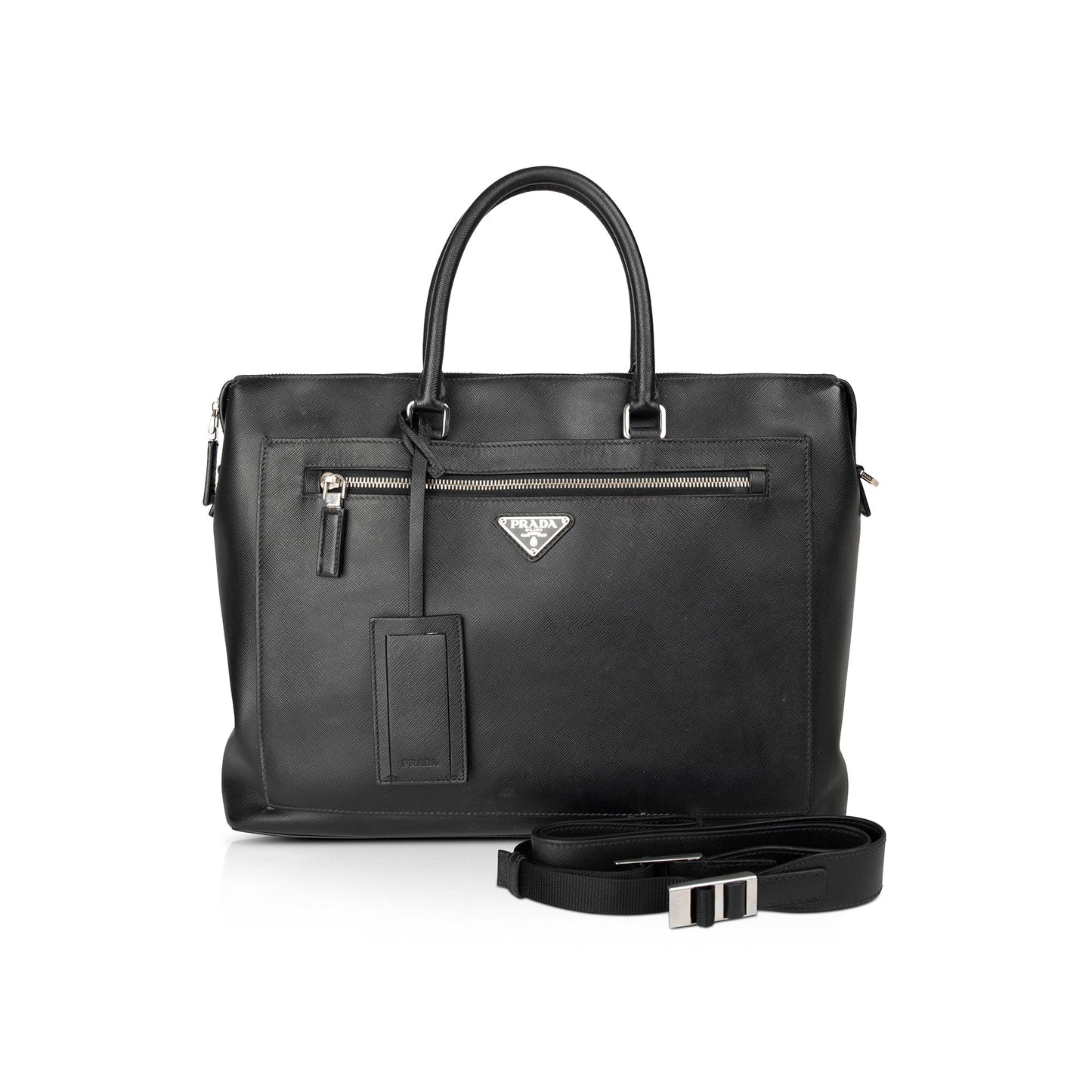 Prada Saffiano Travel Briefcase