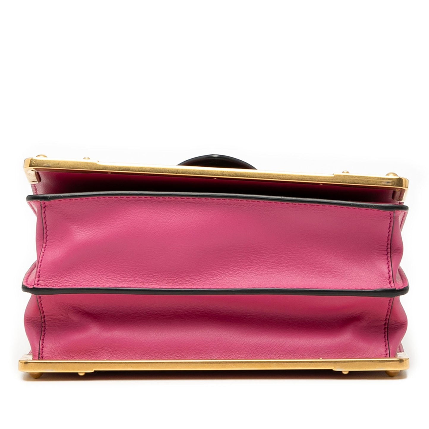 Prada Saffiano Trimmed City Calf Cahier Crossbody