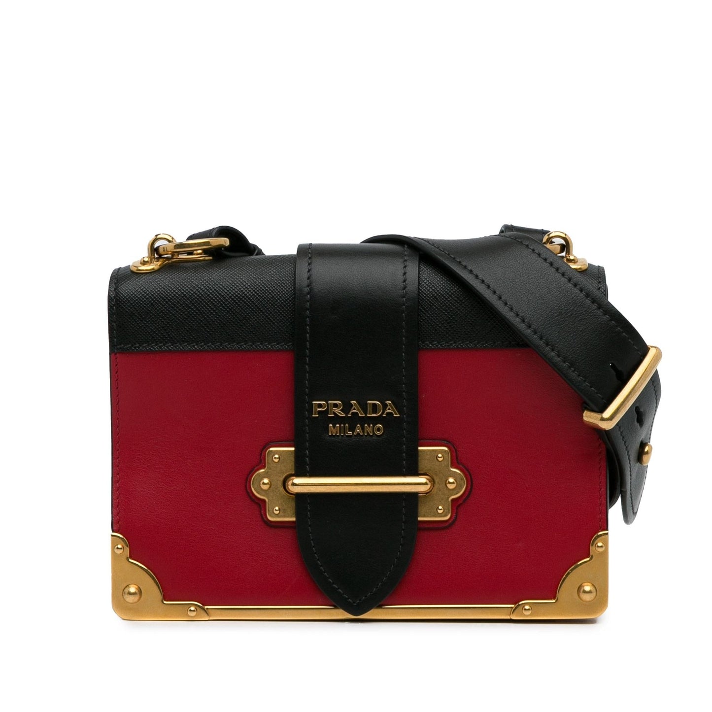 Prada Saffiano Trimmed City Calf Cahier (SHG-1s5Gud)