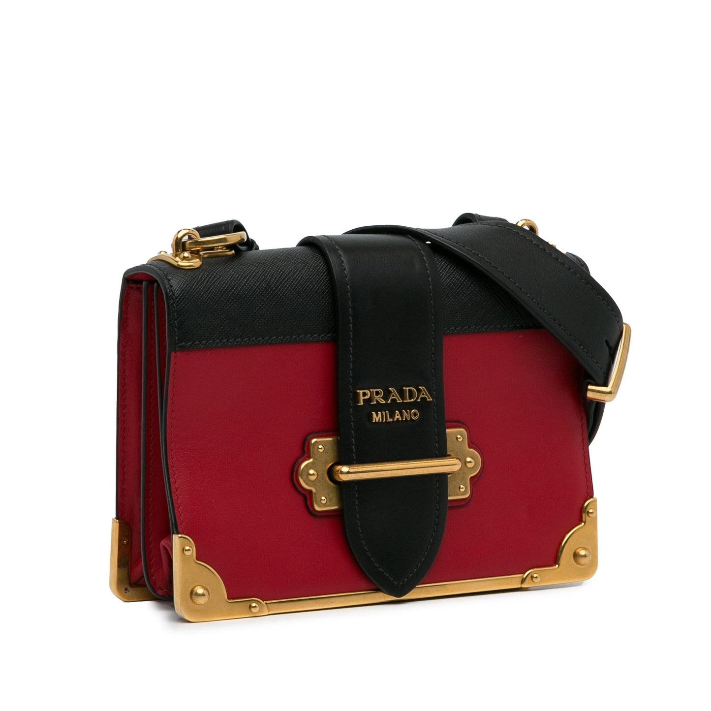 Prada Saffiano Trimmed City Calf Cahier (SHG-1s5Gud)
