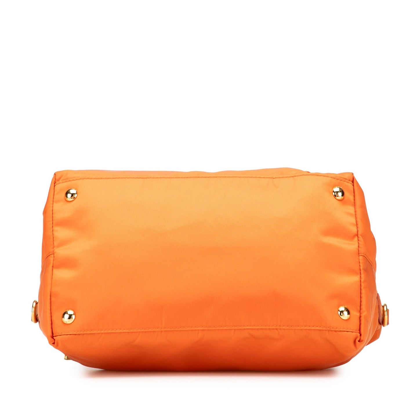 Prada Saffiano Trimmed Tessuto Satchel