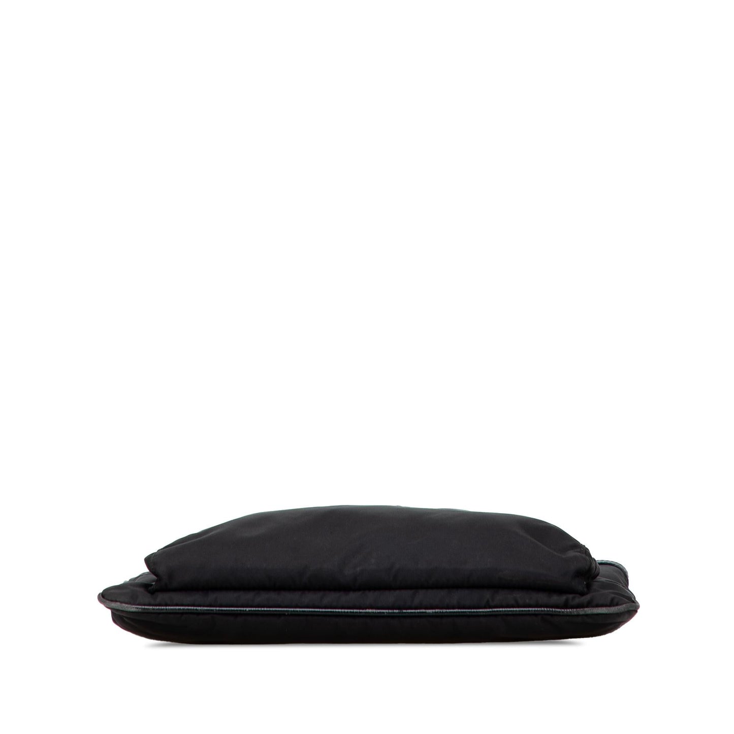 Prada Saffiano Trimmed Tessuto Snap Crossbody
