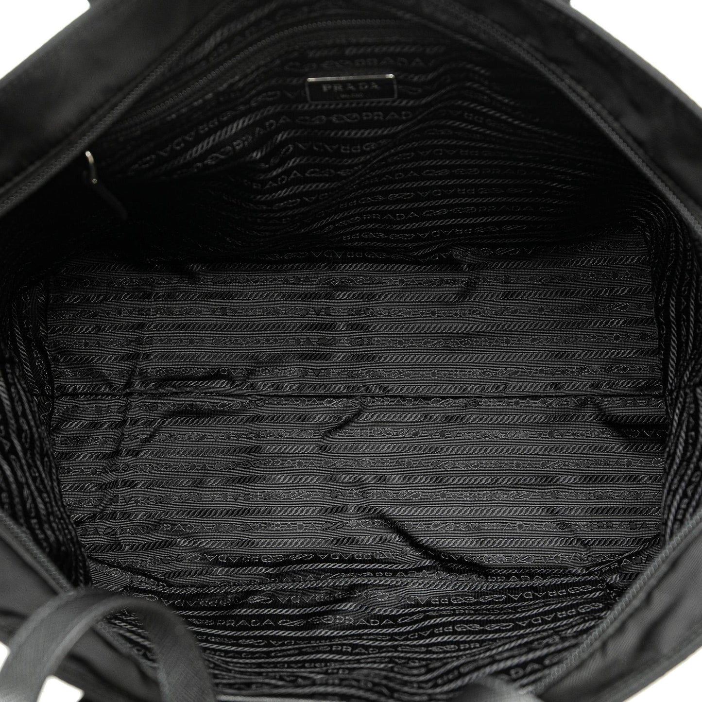 Prada Saffiano Trimmed Tessuto Tote (SHG-t6TQAg)