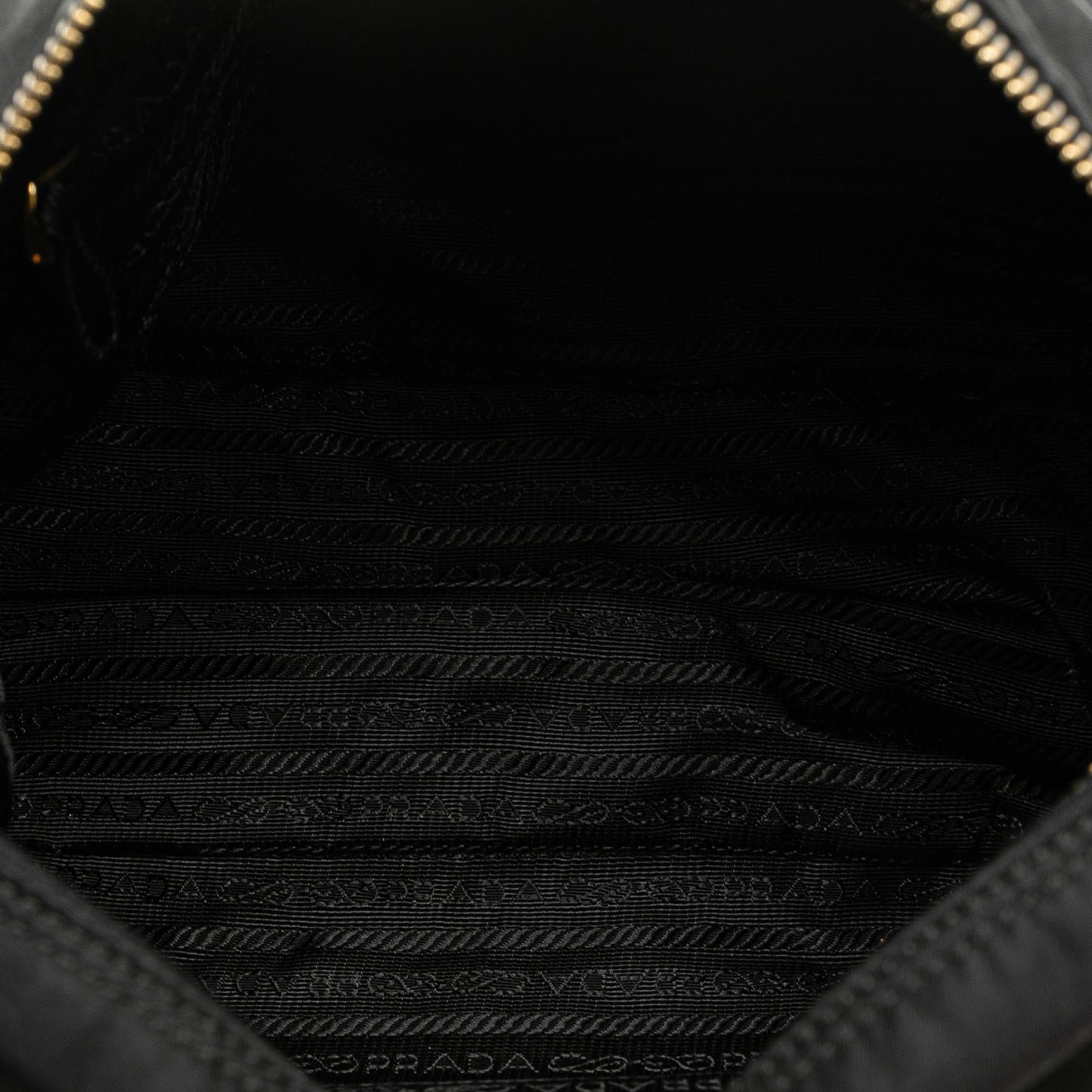 Prada Saffiano Trimmed Tessuto Zip Top Crossbody (SHG-4tbQPP)