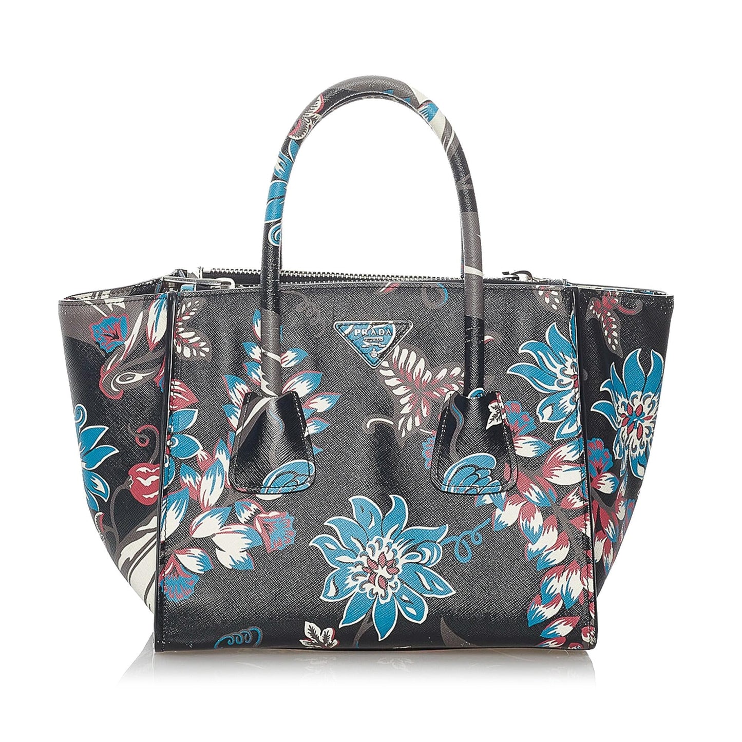 Prada Saffiano Twin Pocket Satchel (SHG-30213)