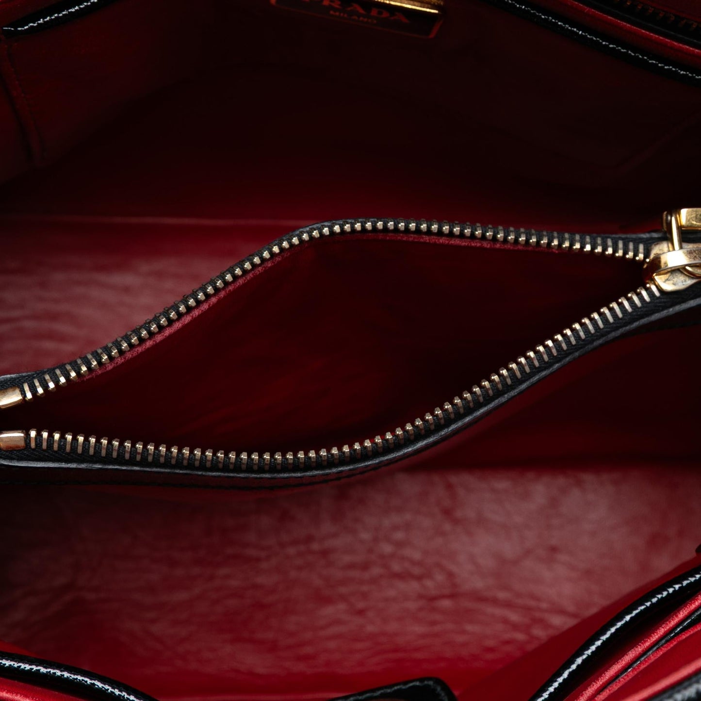 Prada Saffiano Vernice Promenade Dome Satchel