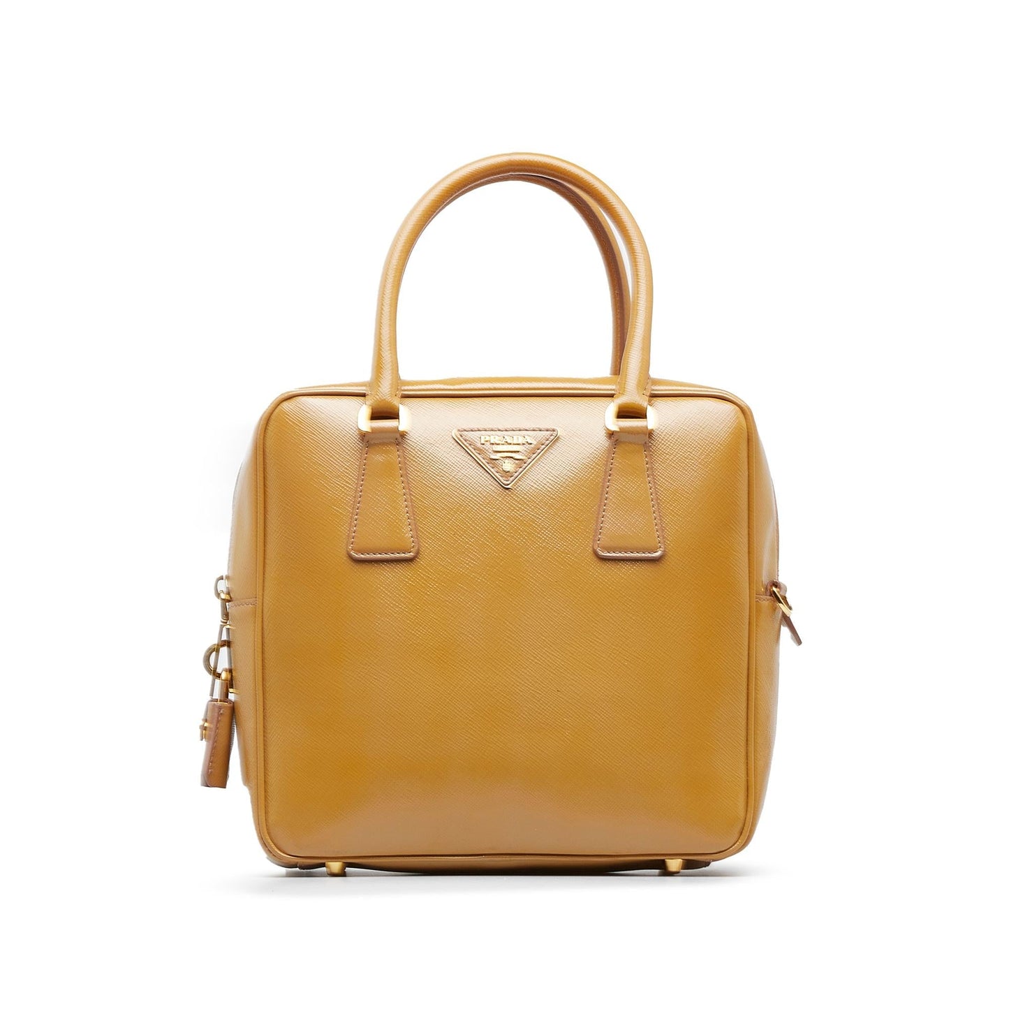 Prada Saffiano Vernice Satchel (SHG-88Qab9)