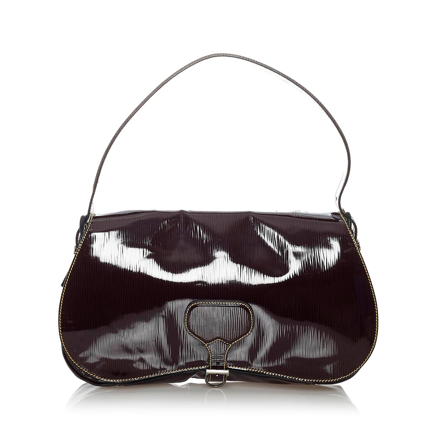 Prada Saffiano Vernice Shoulder Bag (SHG-29801)