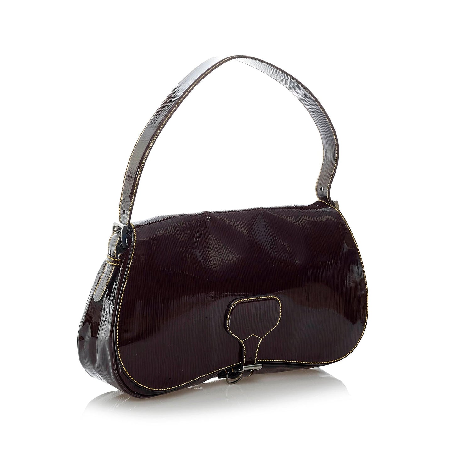 Prada Saffiano Vernice Shoulder Bag (SHG-29801)