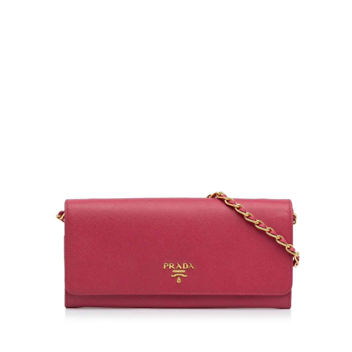 Prada Saffiano Wallet On Chain (SHG-Oo2xgN)