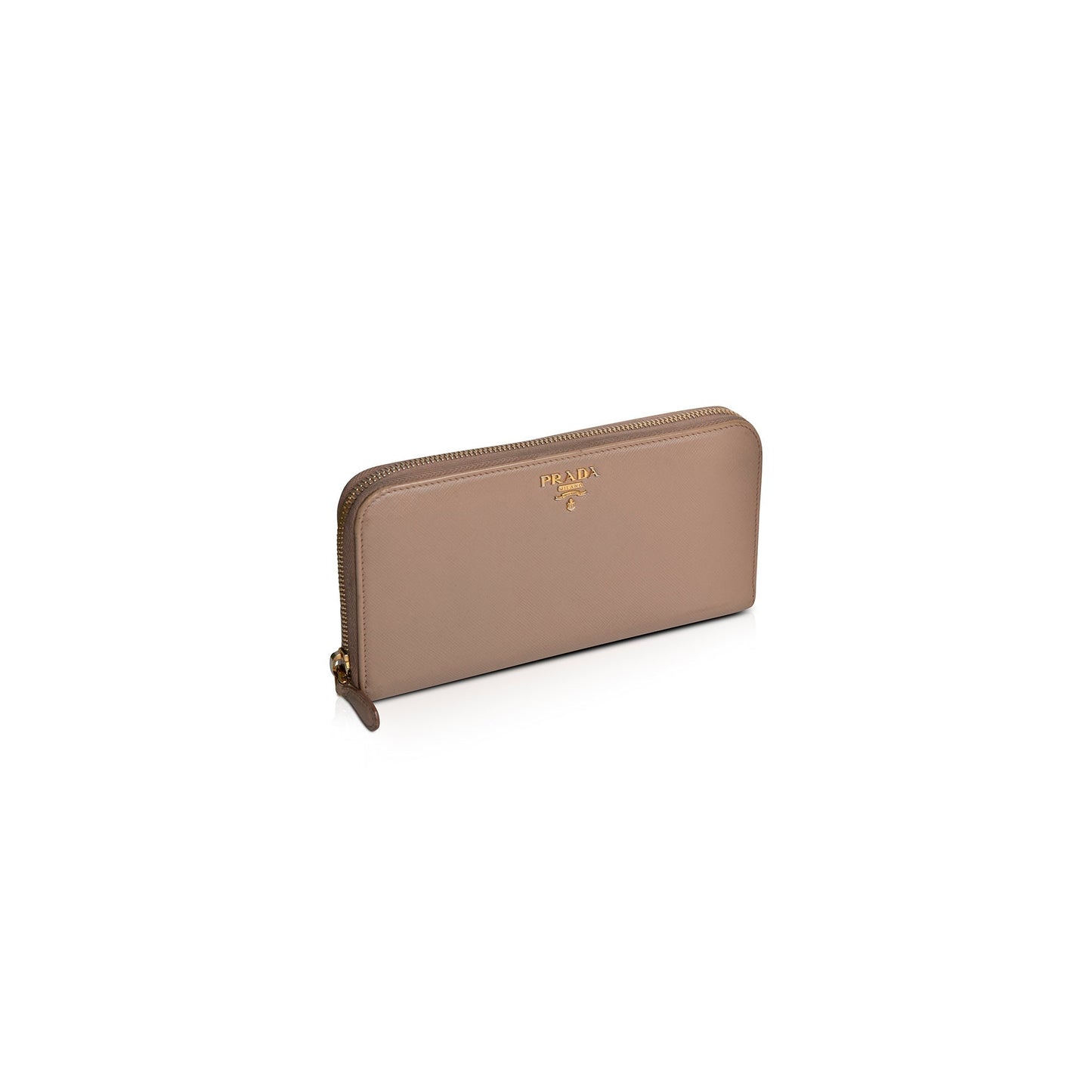 Prada Saffiano Zip Around Wallet