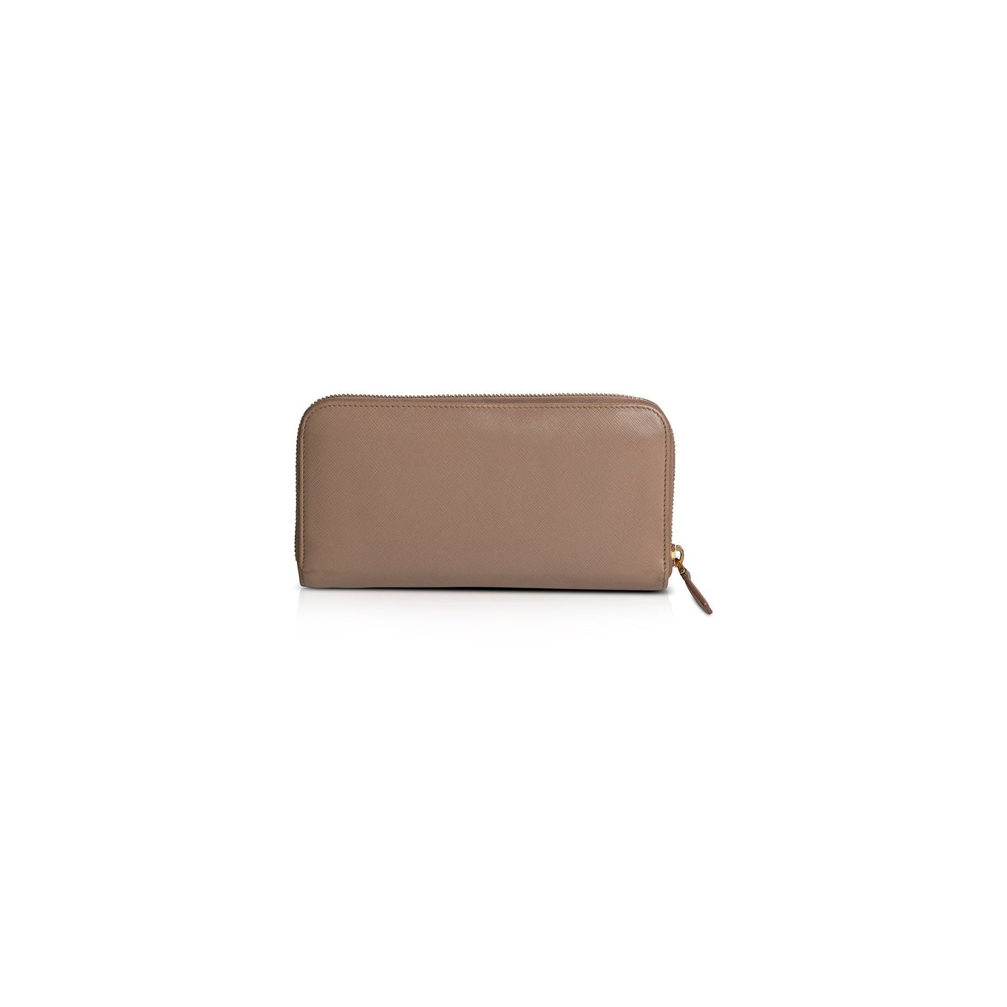 Prada Saffiano Zip Around Wallet