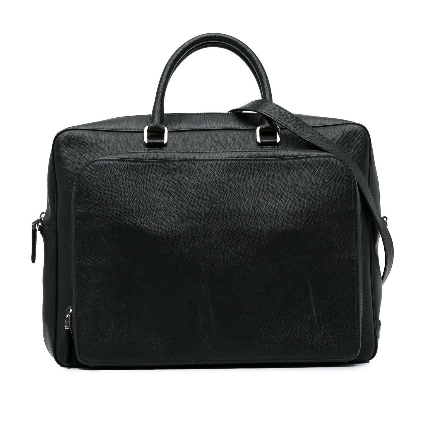 Prada Saffiano Zip Briefcase (SHG-9yo9om)