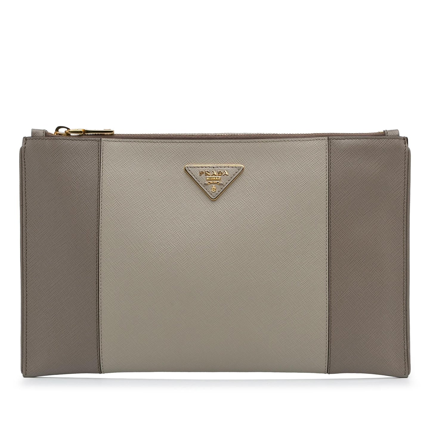 Prada Saffiano Zip Clutch (SHG-w9pW4U)