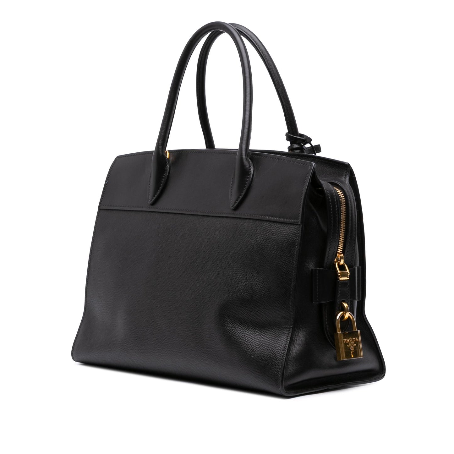 Prada Saffiano and City Calf Esplanade Satchel