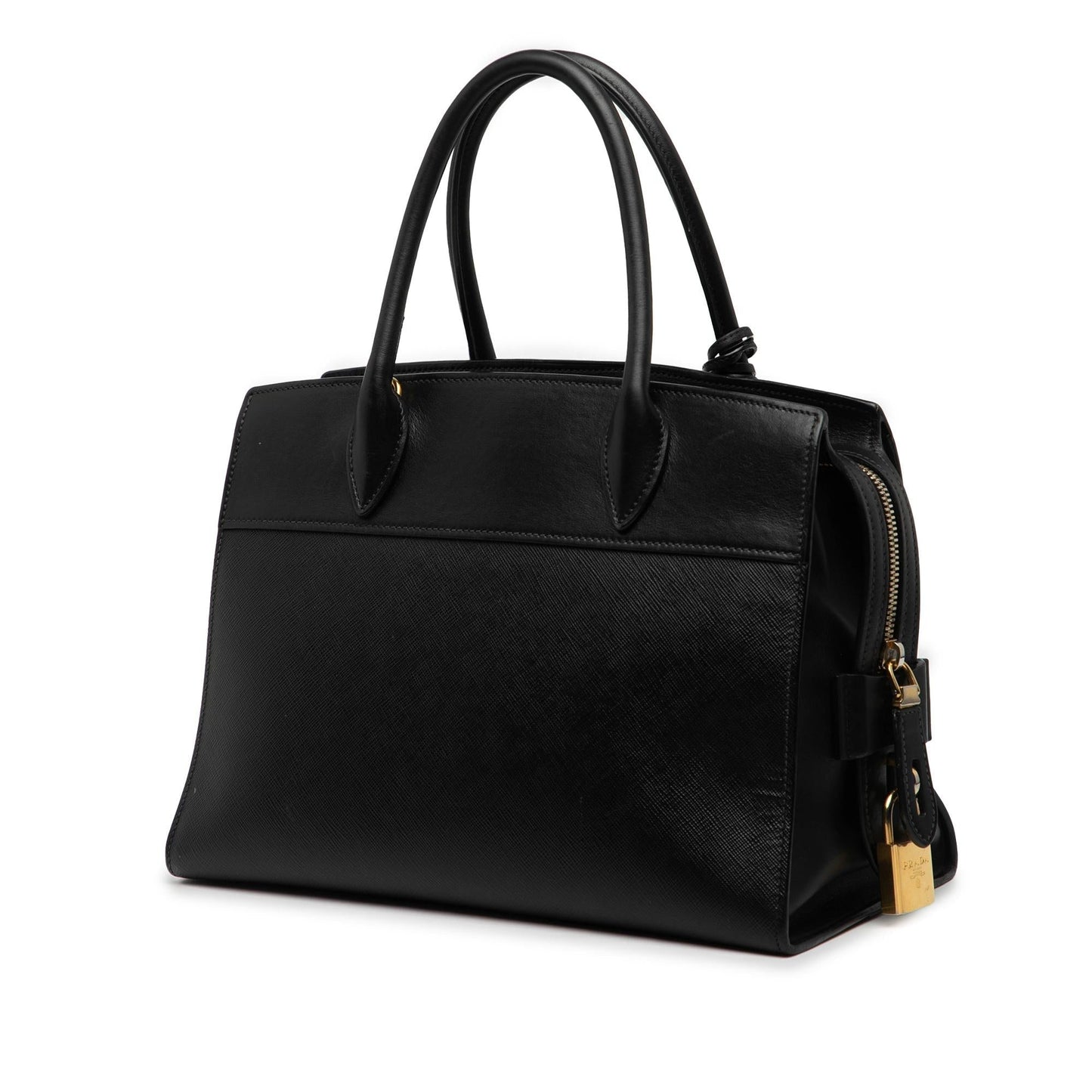 Prada Saffiano and City Calf Esplanade Satchel