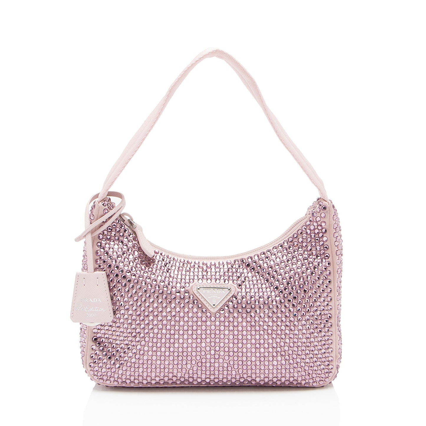 Prada Satin Crystal Re-Edition 2000 Mini Bag