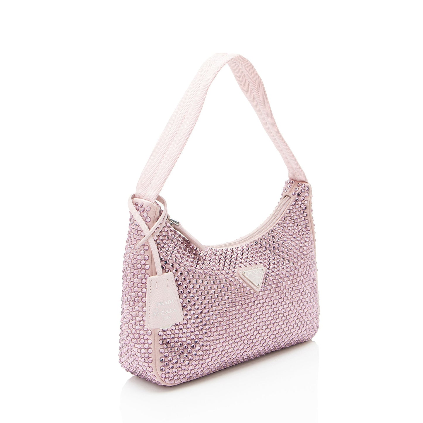 Prada Satin Crystal Re-Edition 2000 Mini Bag
