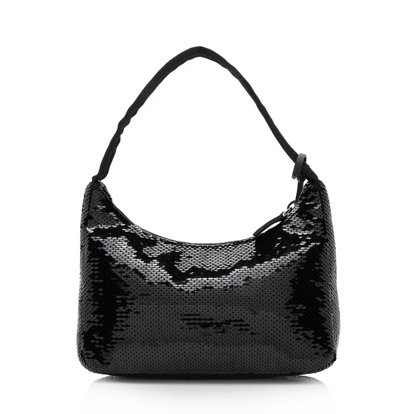Prada Sequined Nylon Mini Re-Edition 2000 Hobo (SHF-ozWg8y)