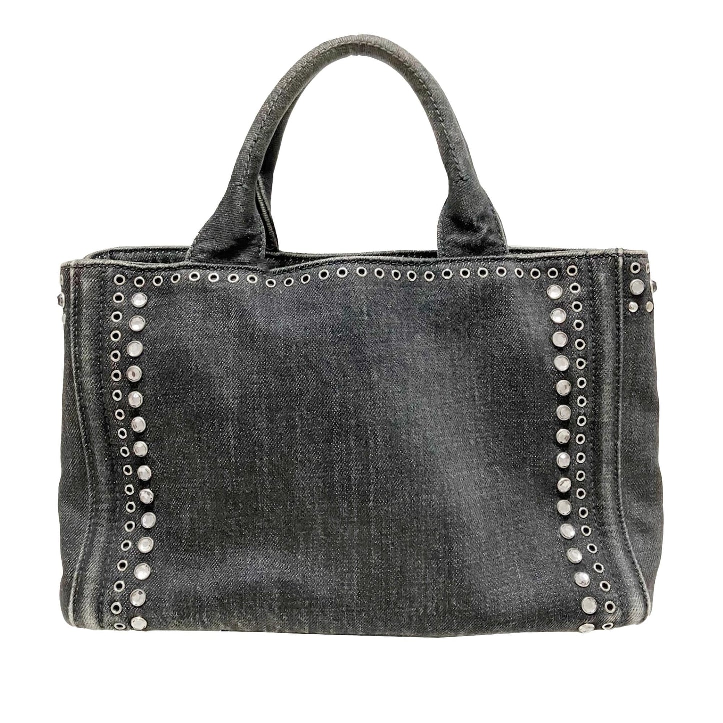 Prada Small Canapa Bijoux Satchel (SHG-2Qf0qa)