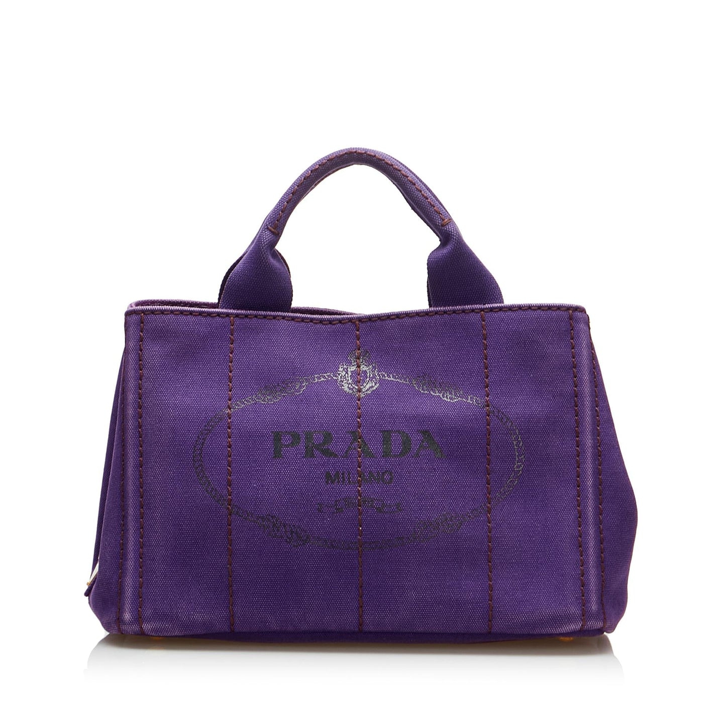 Prada Small Canapa Logo Satchel (SHG-oeVbeC)