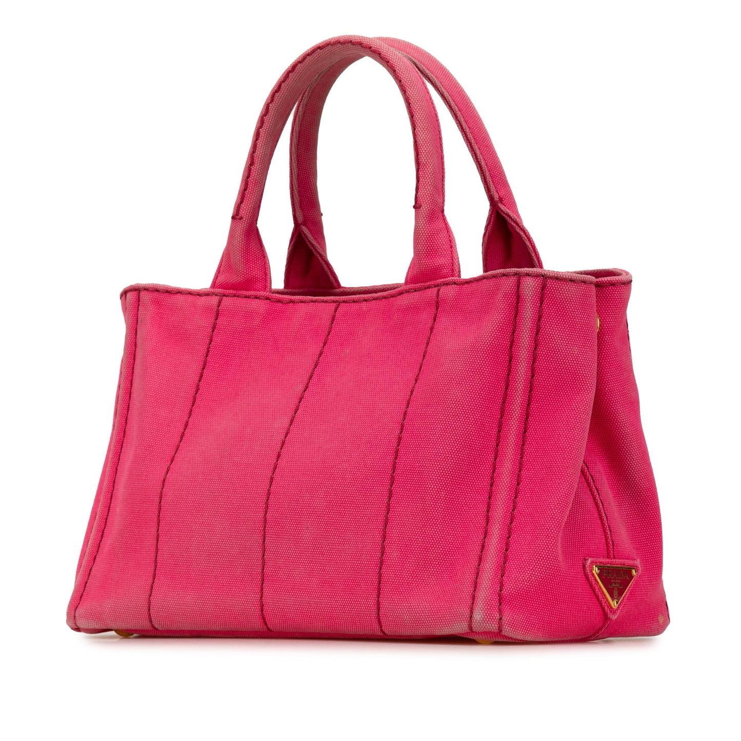 Prada Small Canapa Logo Satchel (SHG-DguyWj)