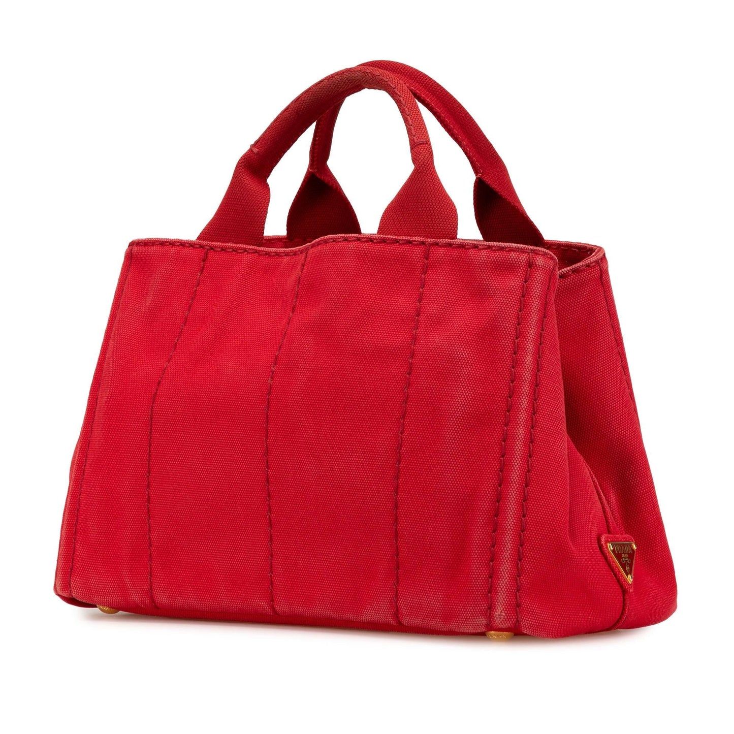 Prada Small Canvas Canapa Logo Satchel