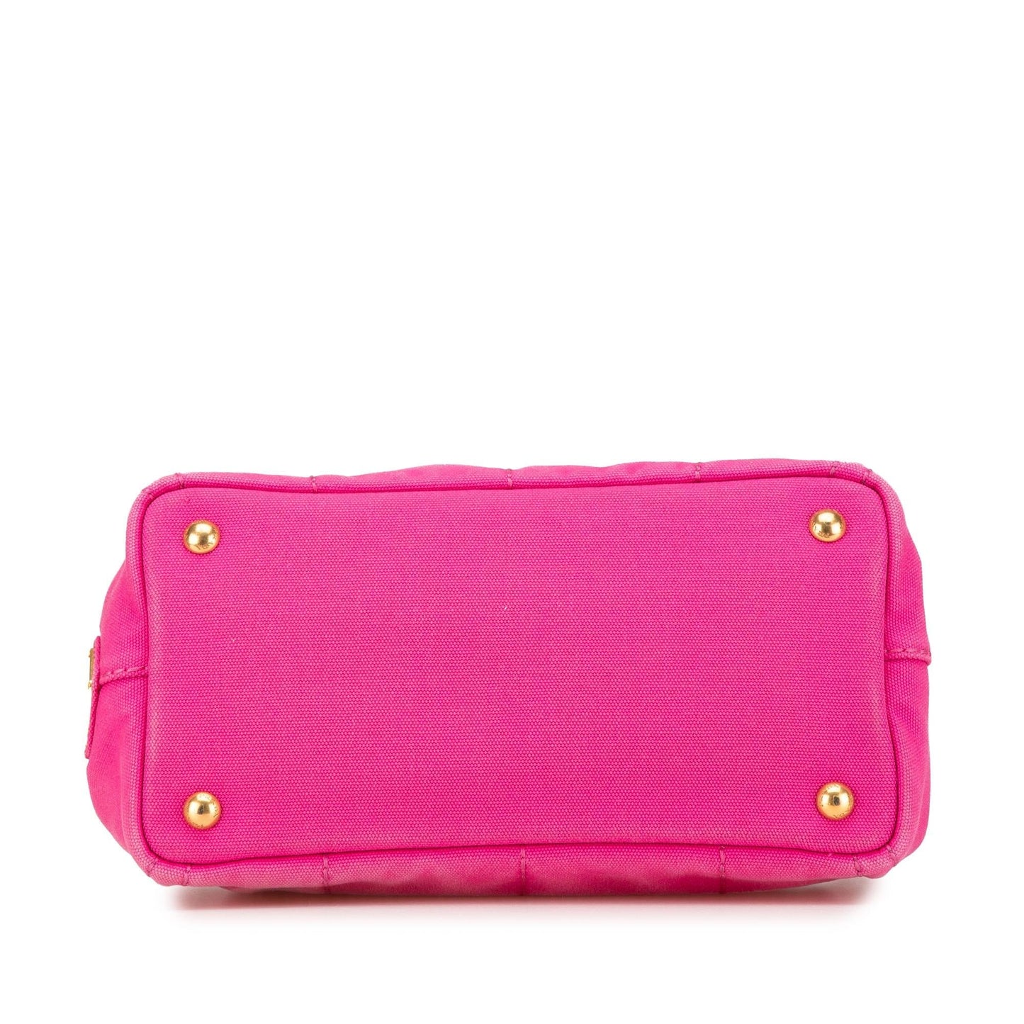 Prada Small Canvas Canapa Logo Satchel