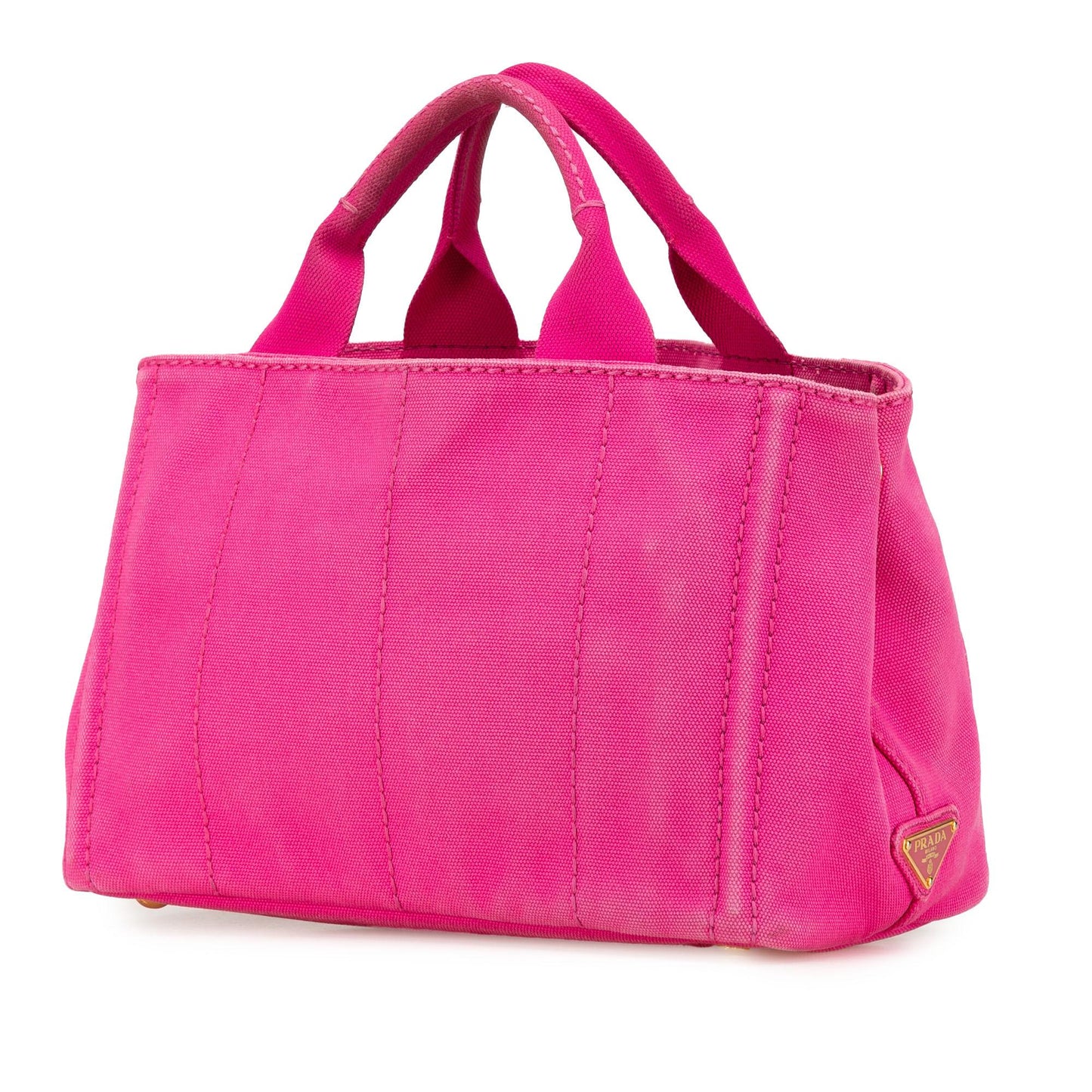 Prada Small Canvas Canapa Logo Satchel