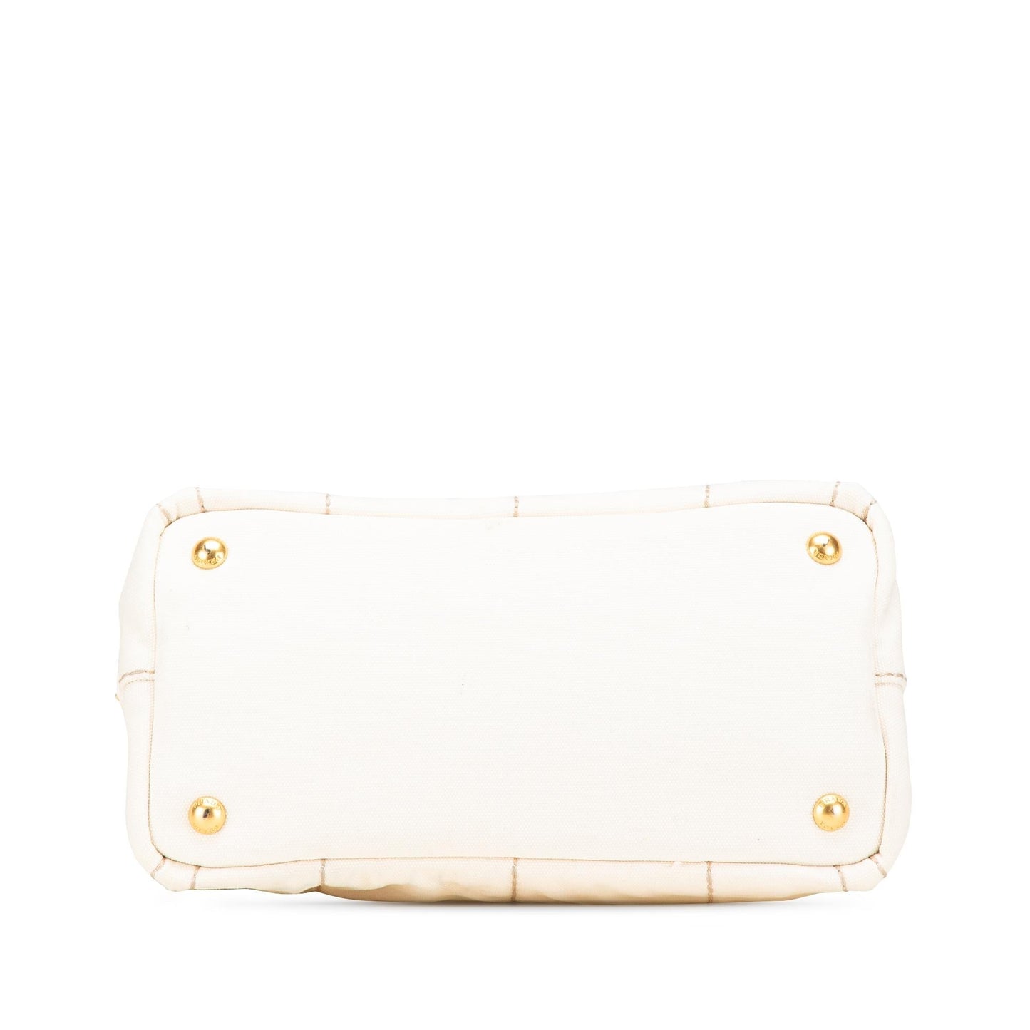 Prada Small Canvas Canapa Logo Satchel