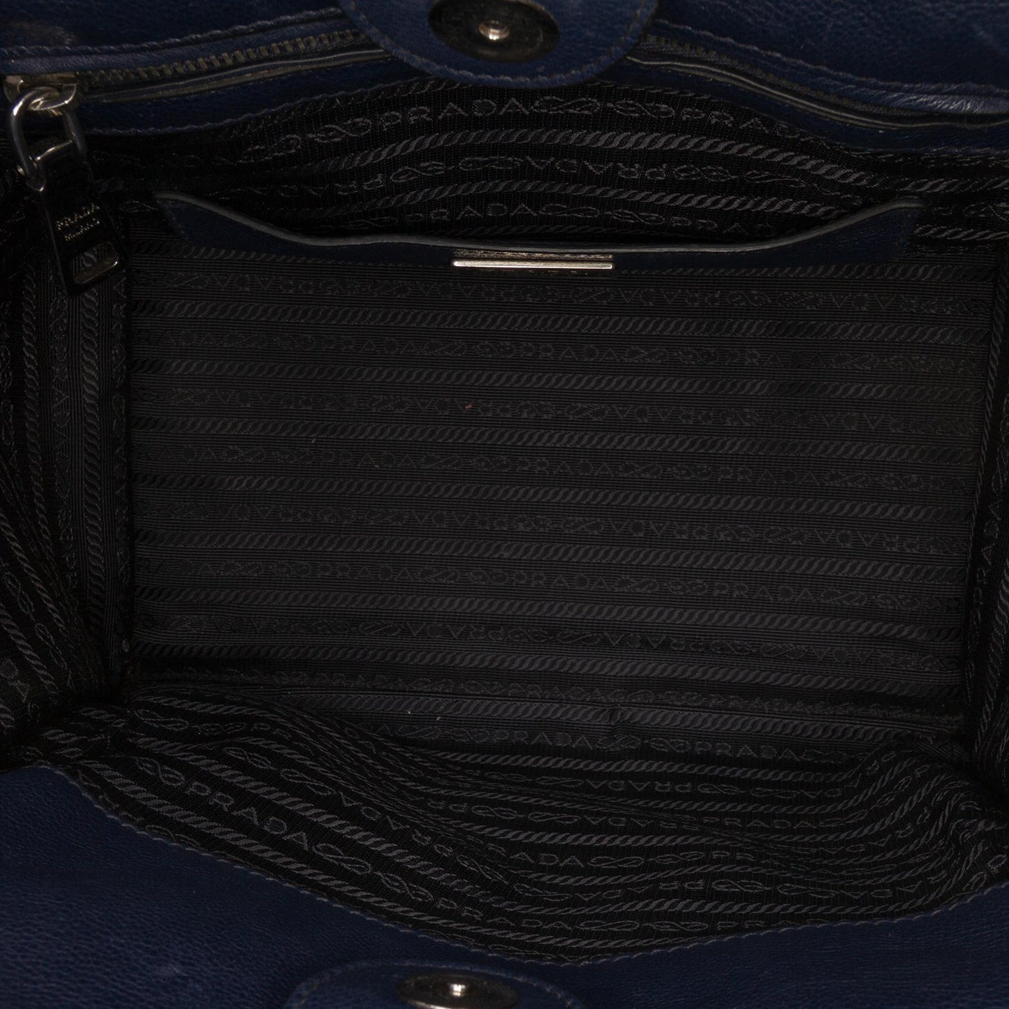 Prada Small Glace Calf Twin Pocket Satchel