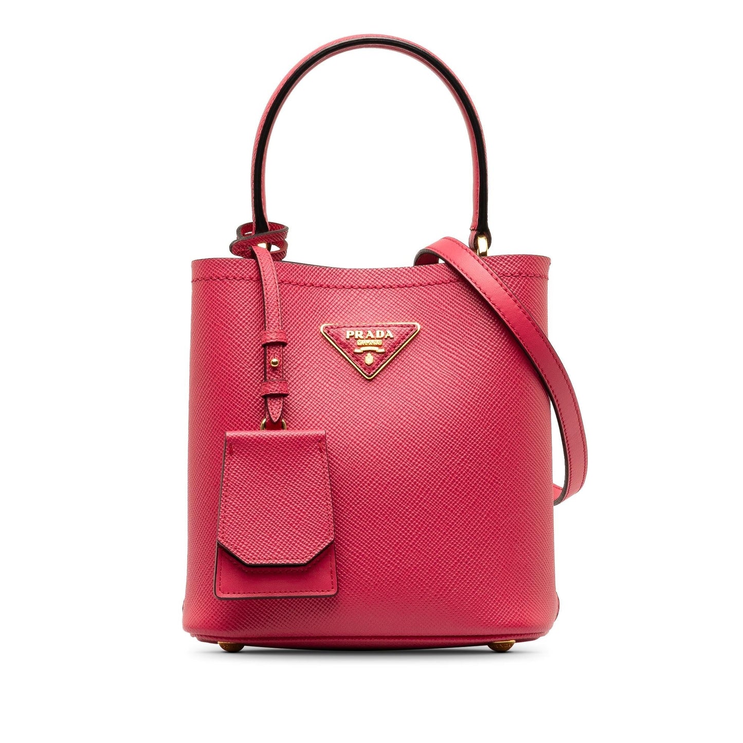 Prada Small Saffiano Cuir Panier (SHG-XxOset)