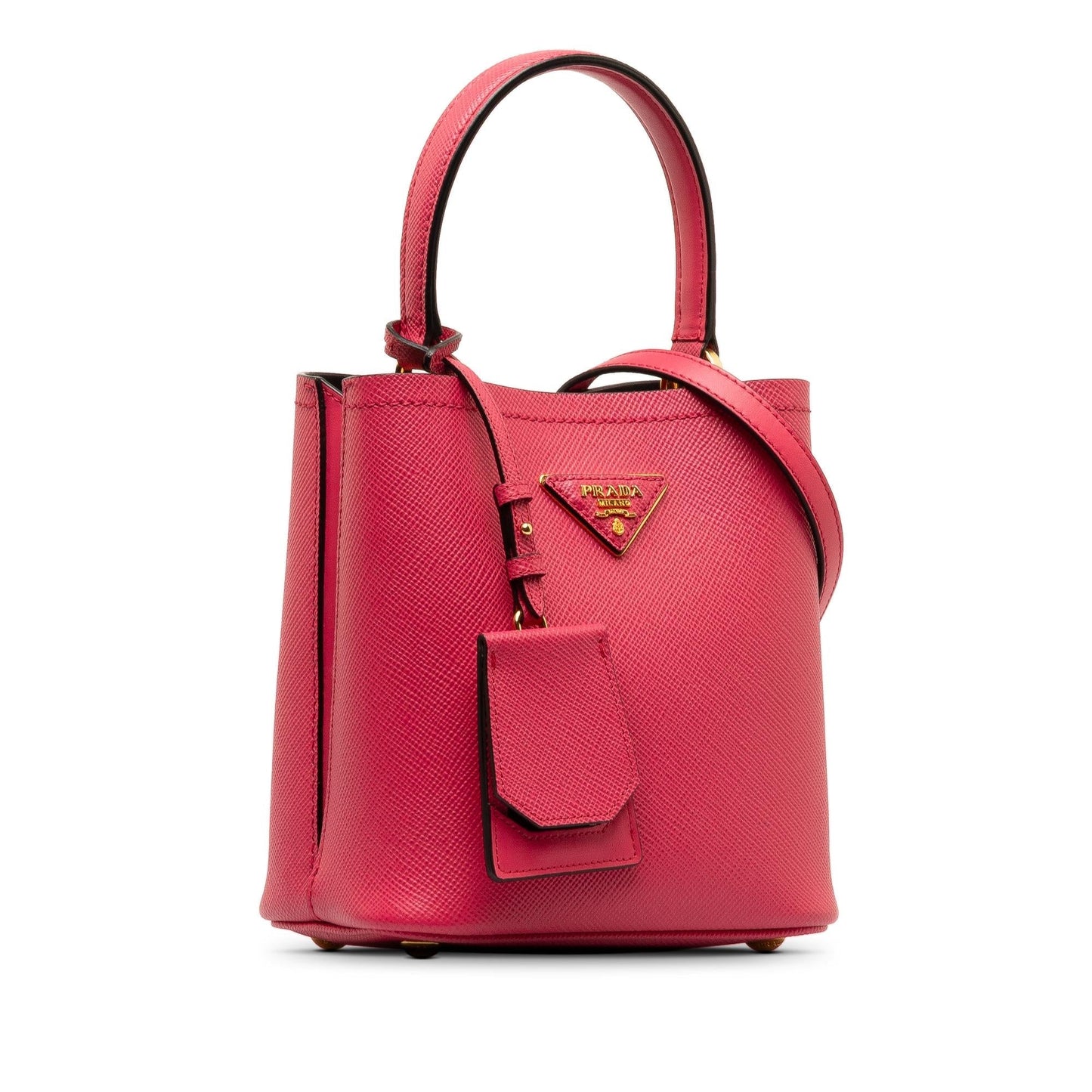 Prada Small Saffiano Cuir Panier (SHG-XxOset)
