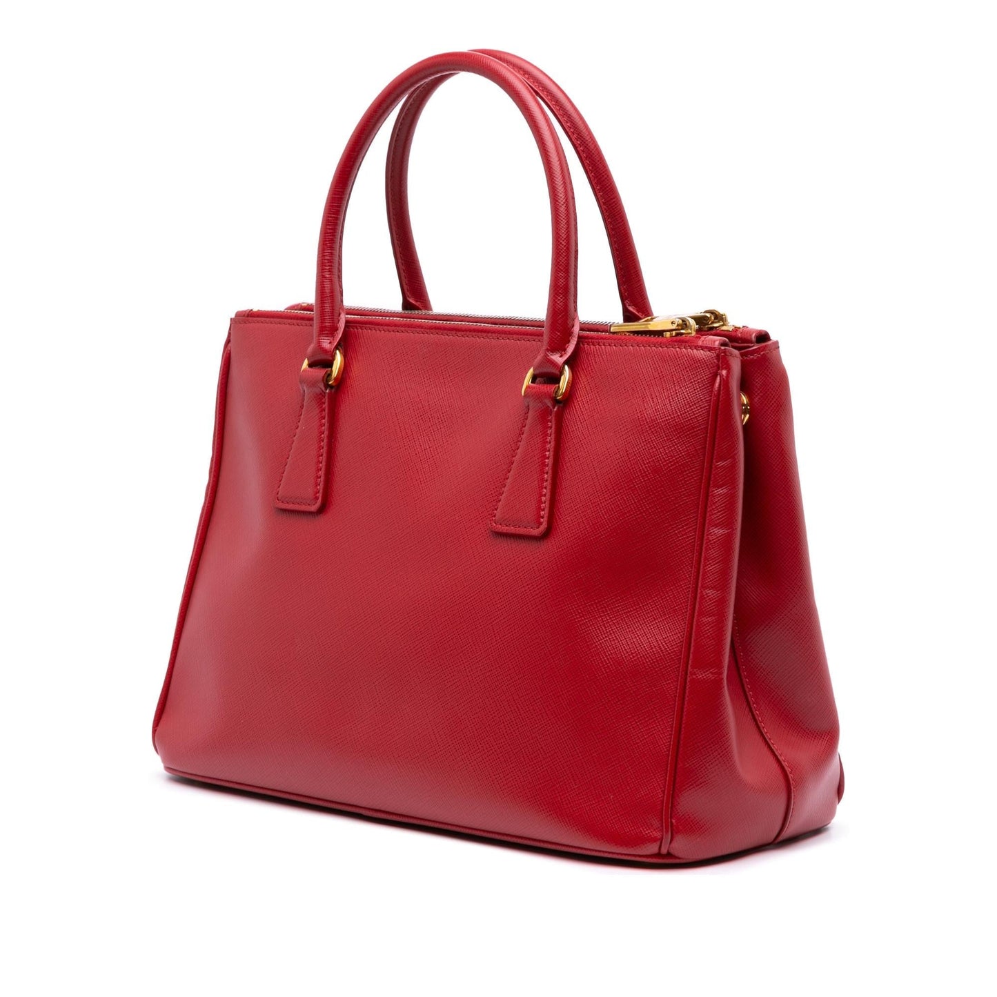 Prada Small Saffiano Lux Galleria Double Zip Satchel