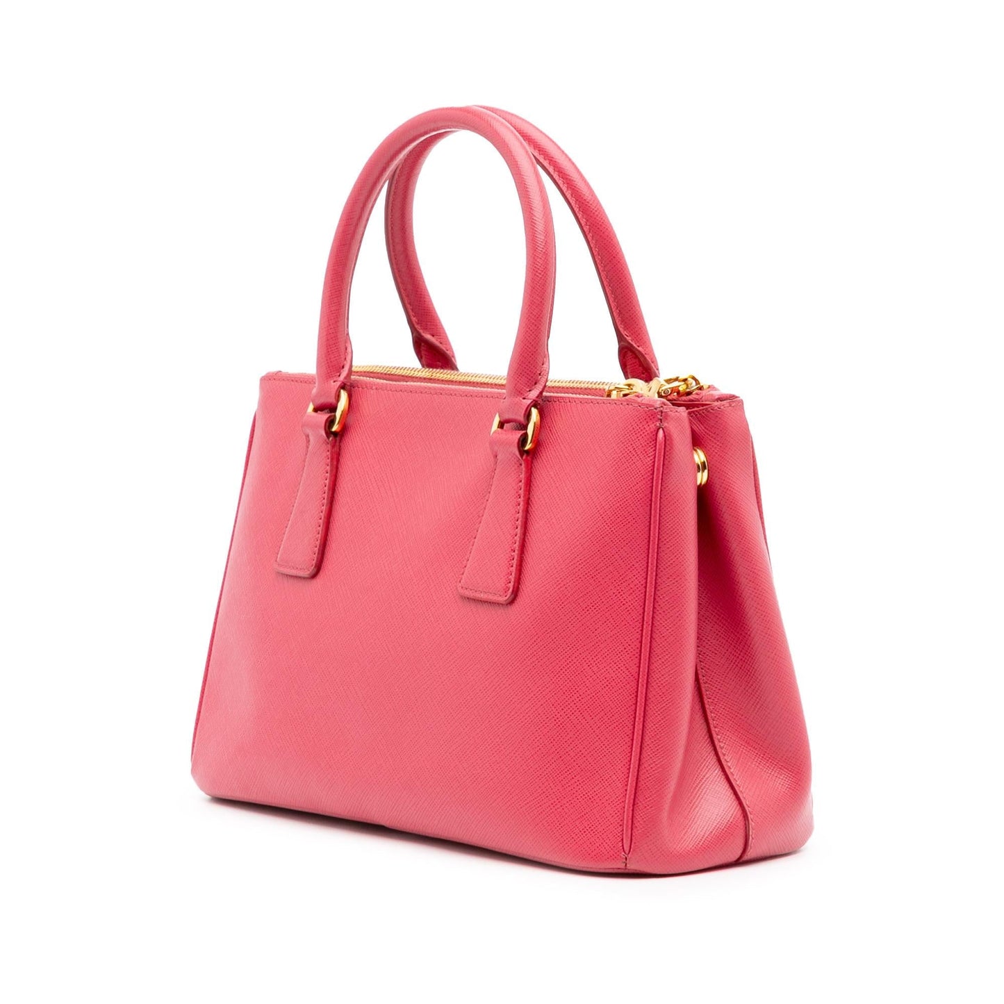 Prada Small Saffiano Lux Galleria Double Zip Satchel