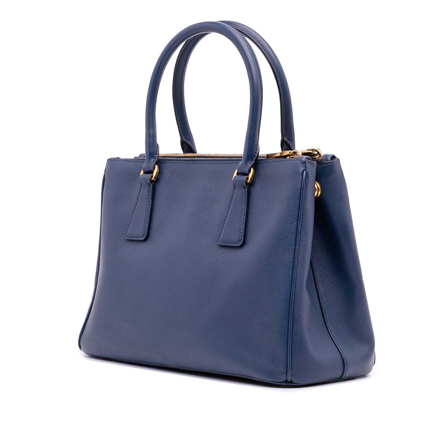 Prada Small Saffiano Lux Galleria Double Zip Satchel