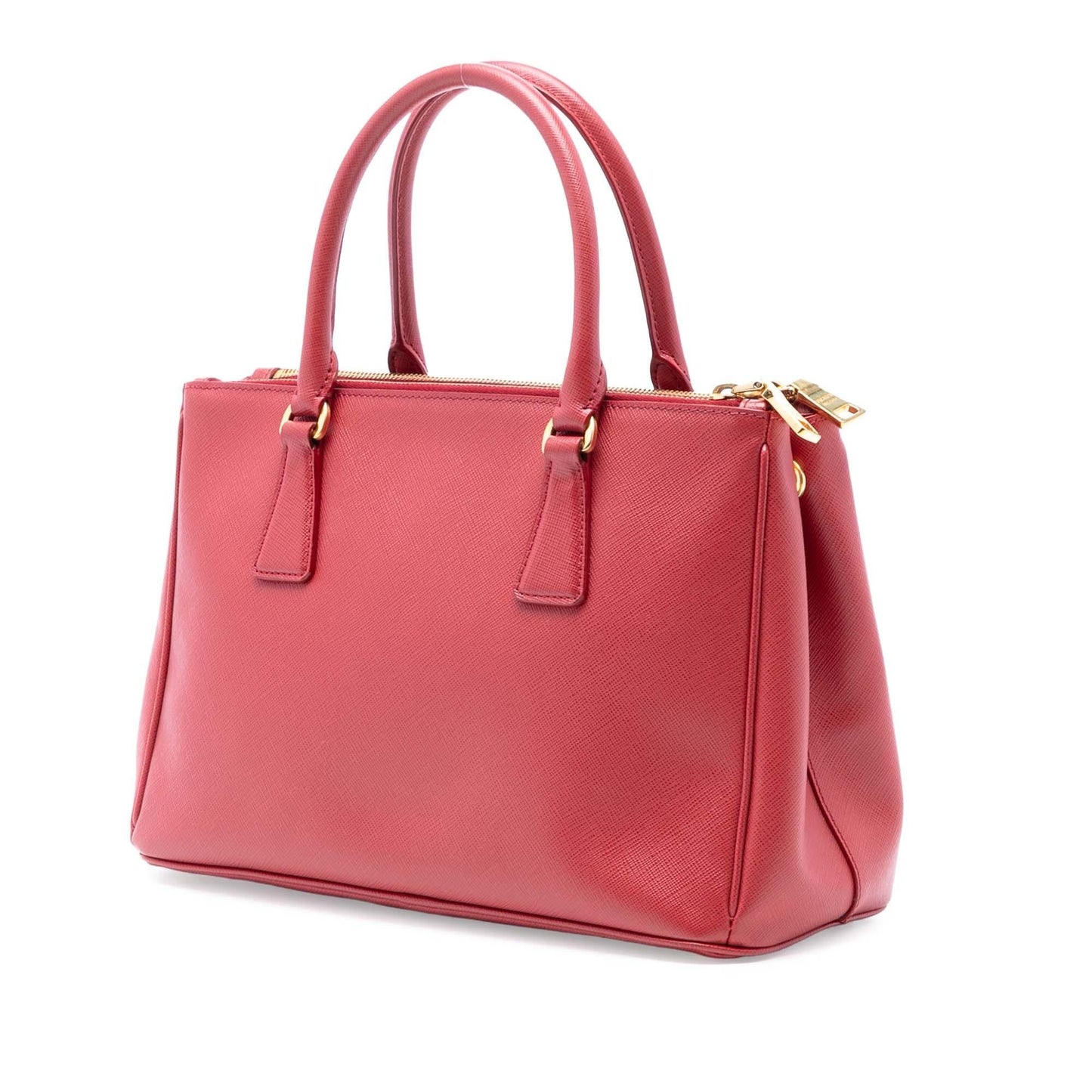Prada Small Saffiano Lux Galleria Double Zip Satchel