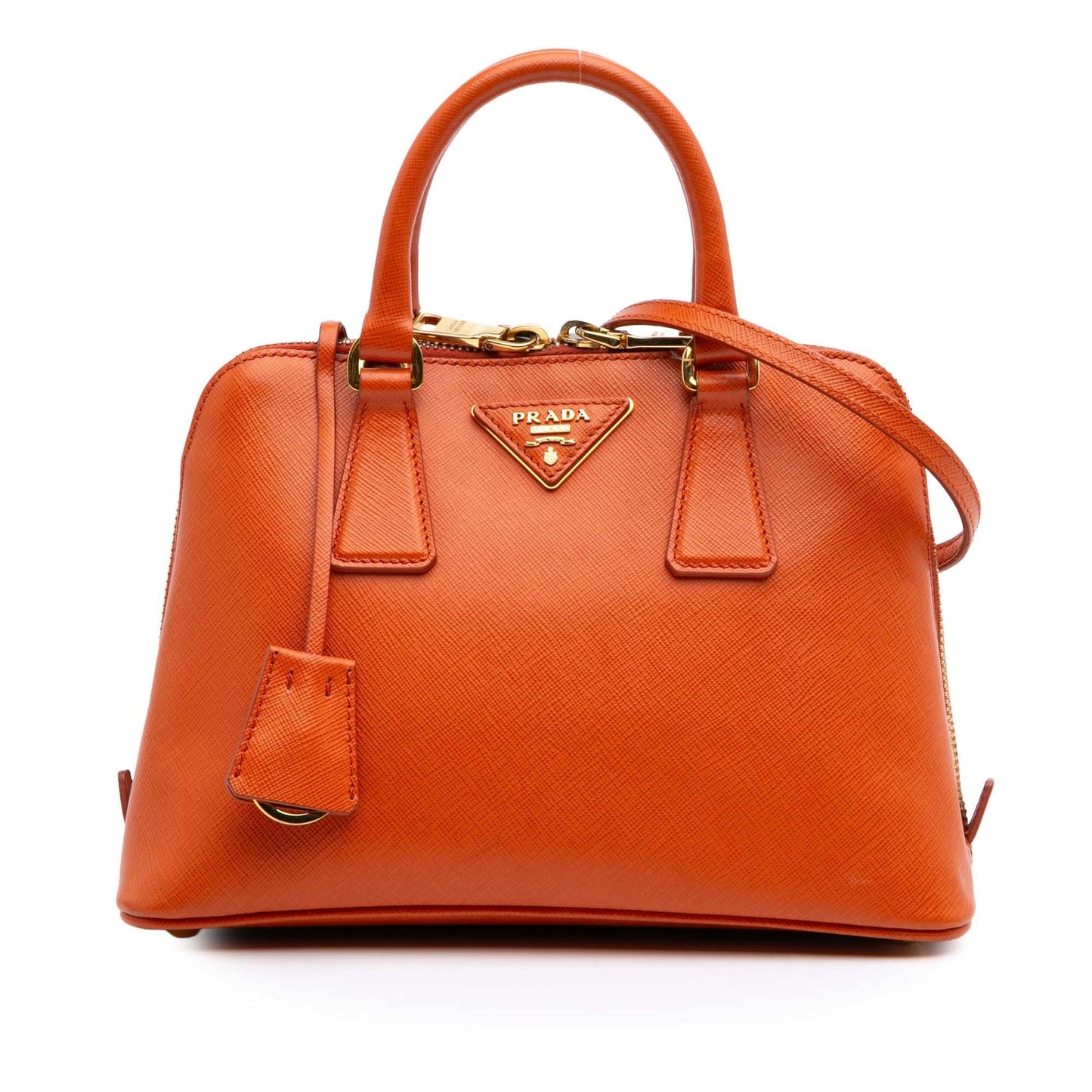 Prada Small Saffiano Lux Promenade Satchel