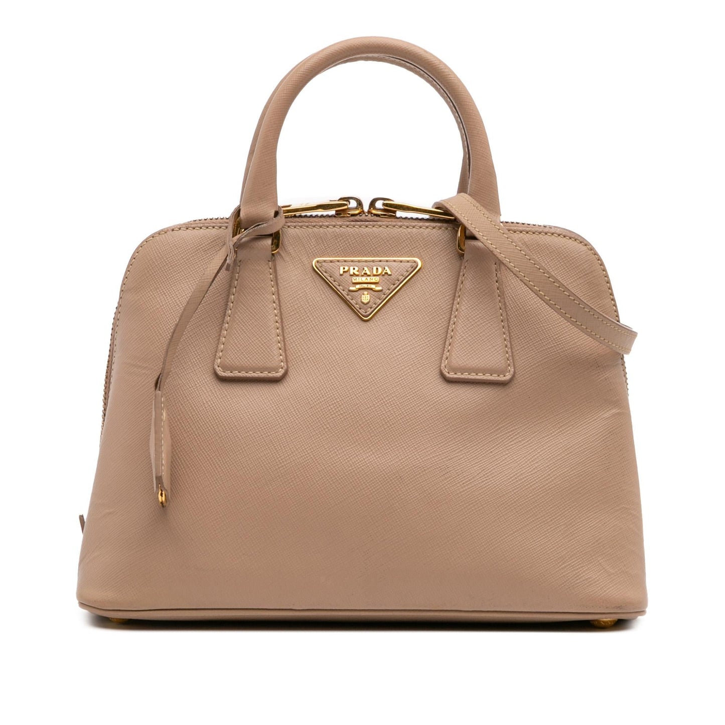 Prada Small Saffiano Lux Promenade Satchel