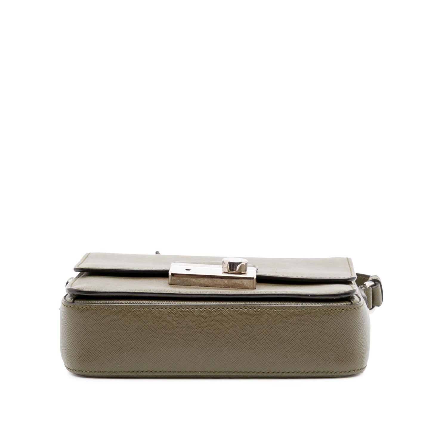 Prada Small Saffiano Lux Sound Satchel