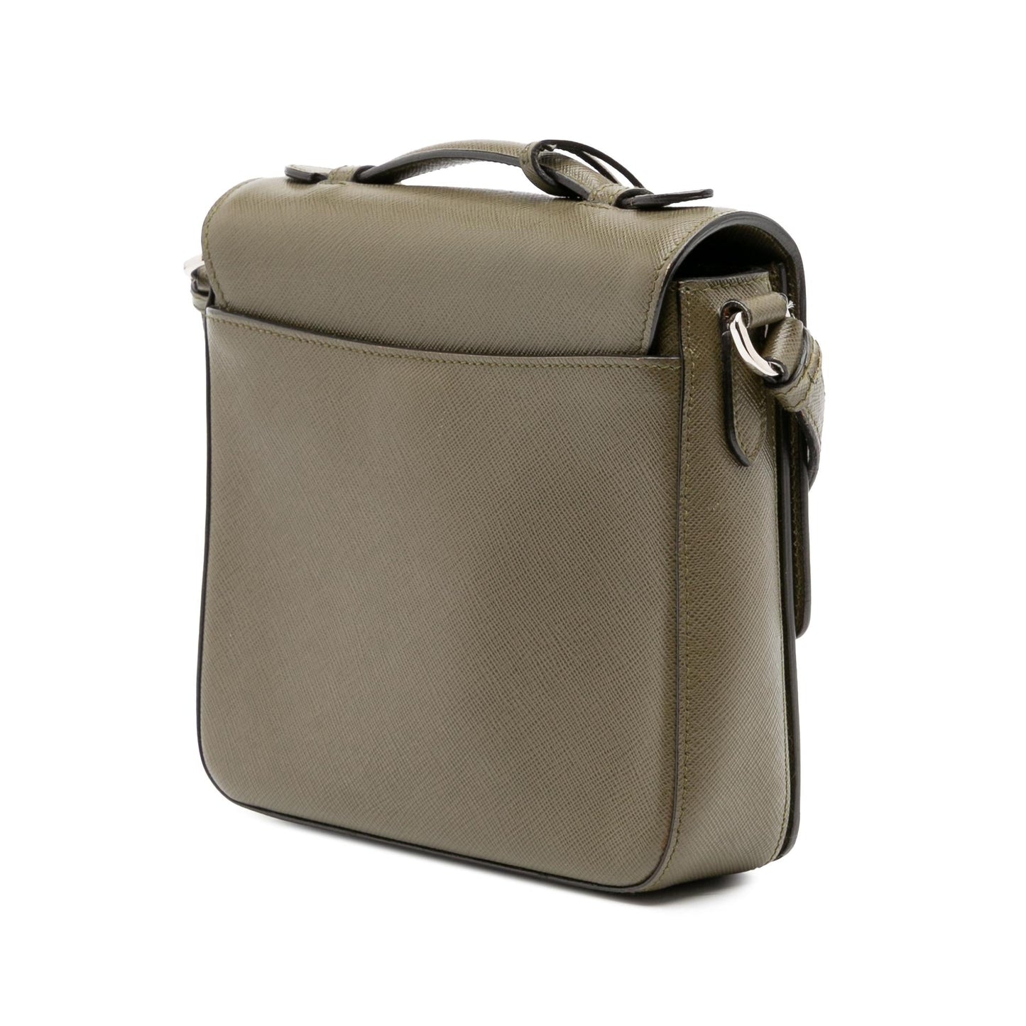 Prada Small Saffiano Lux Sound Satchel