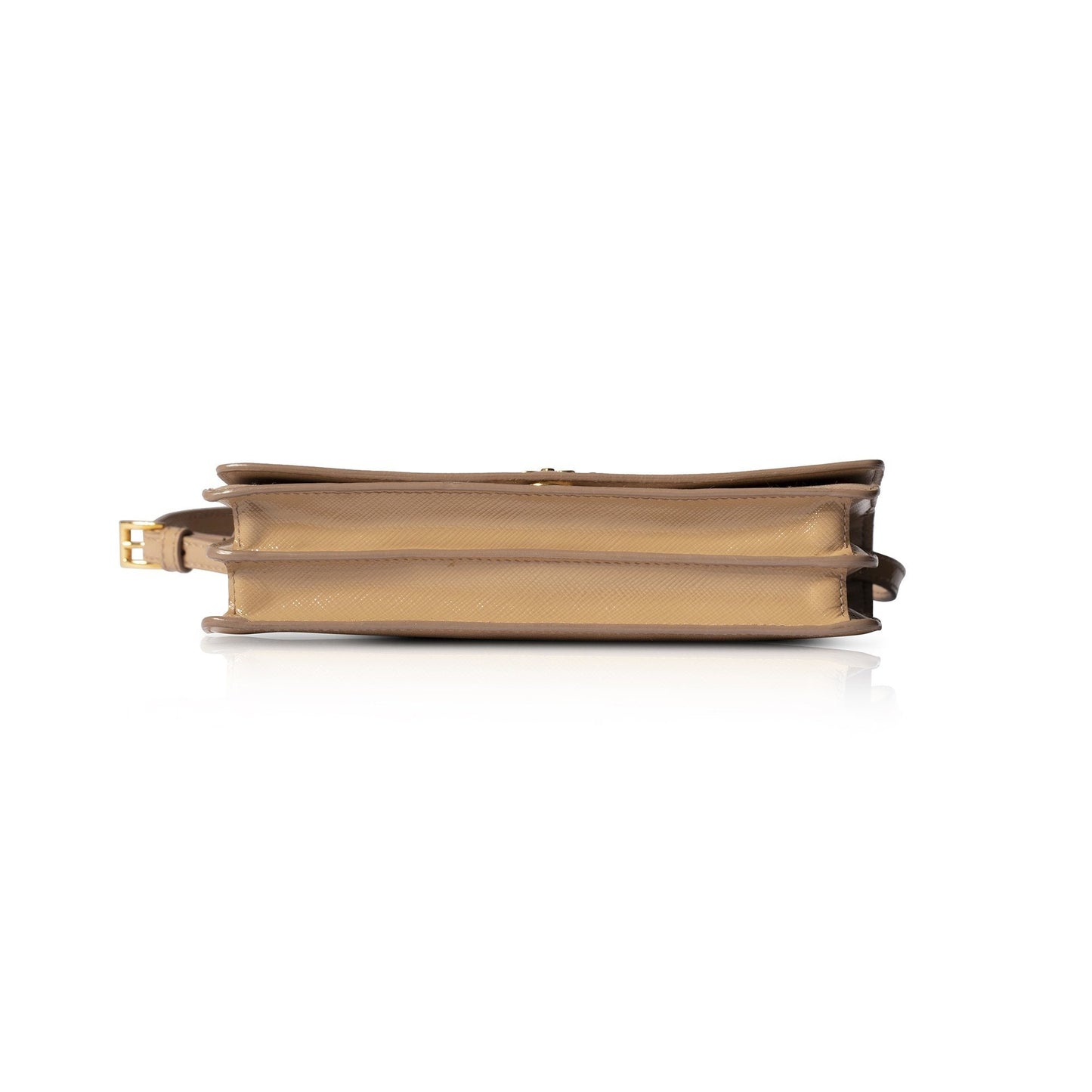 Prada Small Saffiano Vernice Crossbody Bag