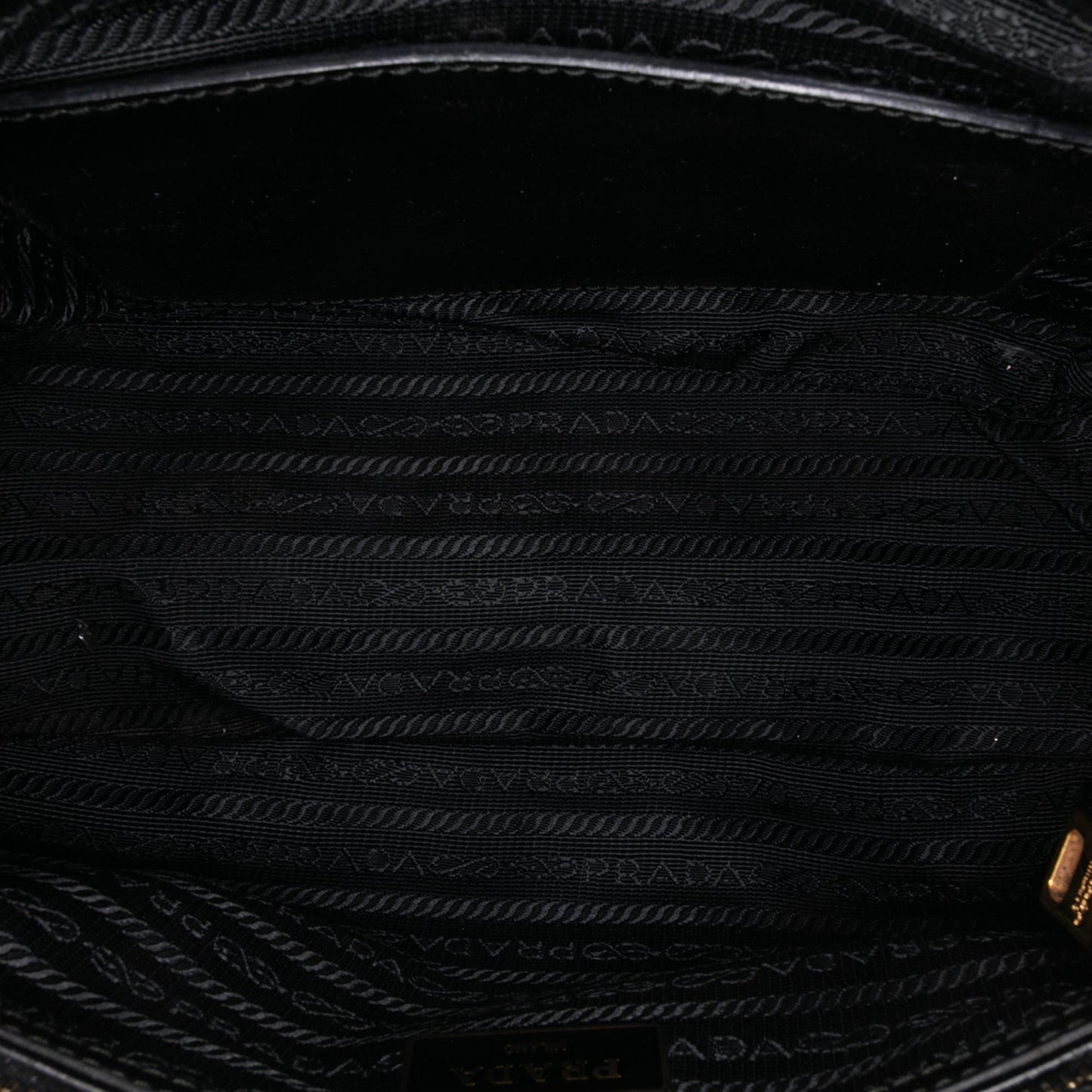 Prada Small Saffiano Vernice Galleria Double Zip Satchel